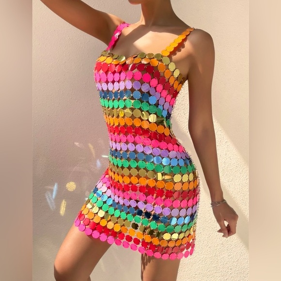 KALEIDOSCOPE RAVE DRESS - Picture 4 of 8